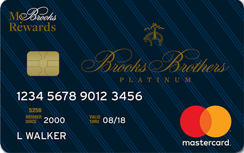 Brooks Brothers Platinum Mastercard® card art