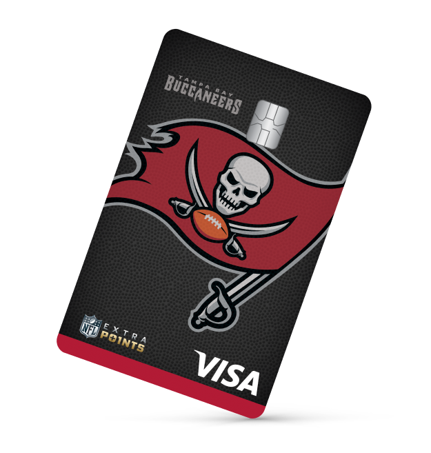 Tampa Bay Buccaneers Extra Points Visa® card art