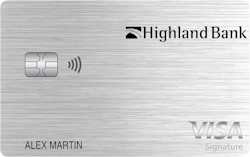 Highland Bank Visa® Everyday Rewards+ card art