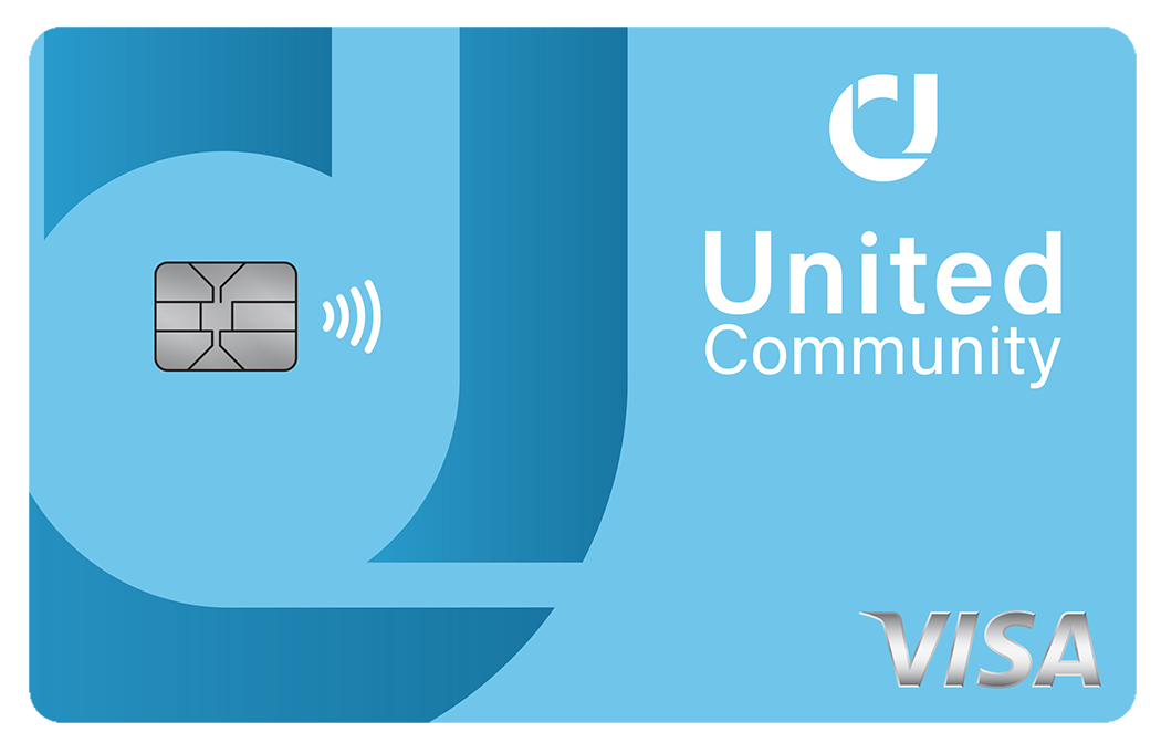United Community Visa® College Real Rewards card art