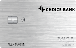 Choice Bank Visa® Everyday Rewards+ card art