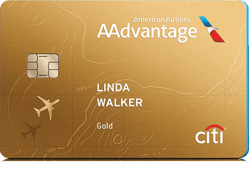 Citi® / AAdvantage® Gold World Elite Mastercard® card art