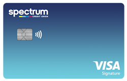 Spectrum Credit Union Visa® Everyday Rewards+ card art