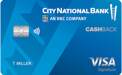 City National Cash Back card art