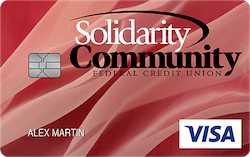 Solidarity Community FCU Visa® Everyday Rewards+ card art