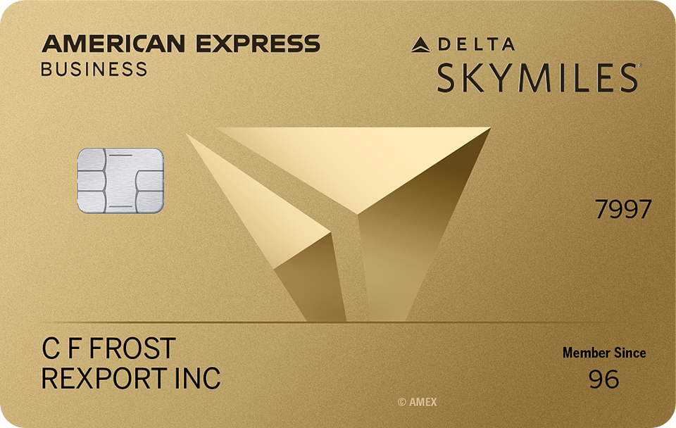 Delta SkyMiles® Gold Business card art