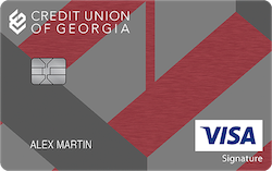 Credit Union of Georgia Visa® Everyday Rewards+ card art