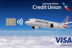 American Airlines Credit Union Visa Platinum Rewards card art