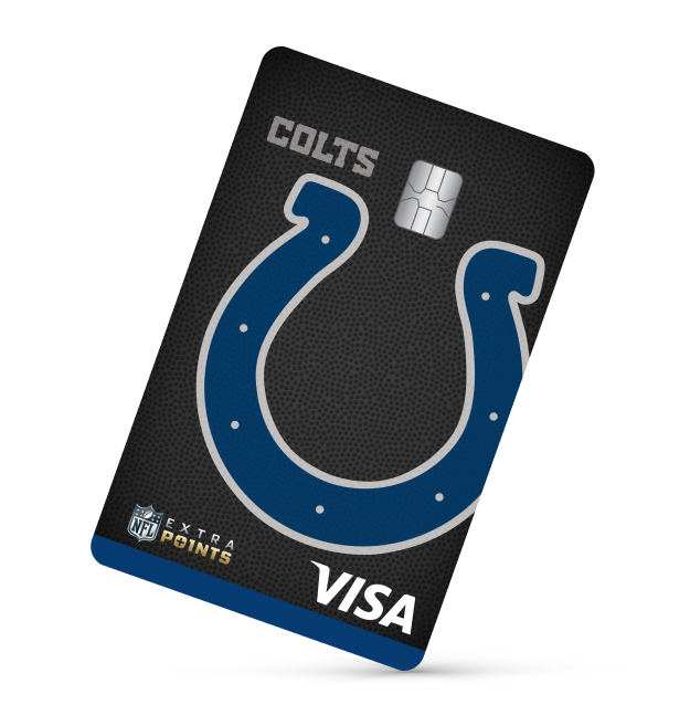 Indianapolis Colts Extra Points Visa® card art