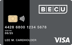BECU Visa card art