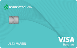 Associated Bank Visa® College Real Rewards card art