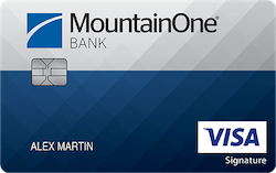 MountainOne Bank Visa® Max Cash Preferred card art
