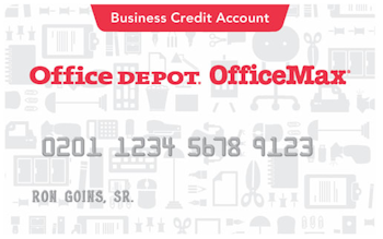 Office Depot Business Credit card art