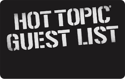 Hot Topic Guest List card art