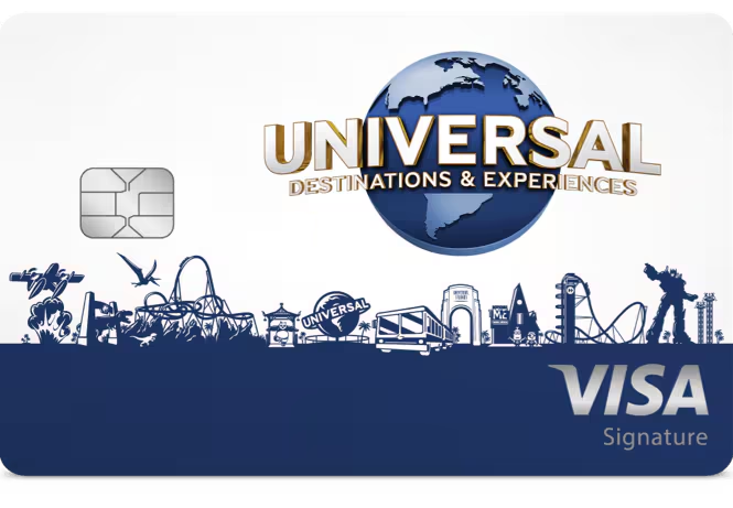 Universal Rewards Visa Signature® card art