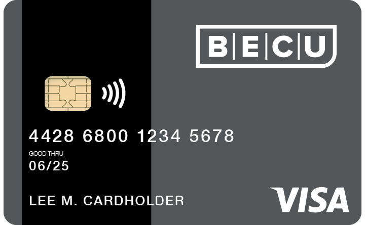 BECU Buisiness Low Rate card art