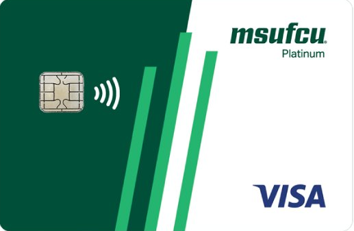 MSUFCU Platinum Visa card art