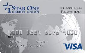 Star One Credit Union Visa Platinum Rewards card art