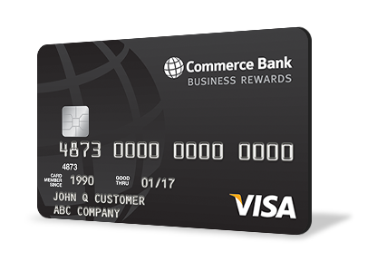 Commerce Bank Business Rewards card art