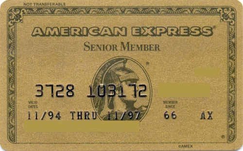 Senior Gold card art