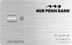 Mid Penn Bank Visa® Travel Rewards+ card art