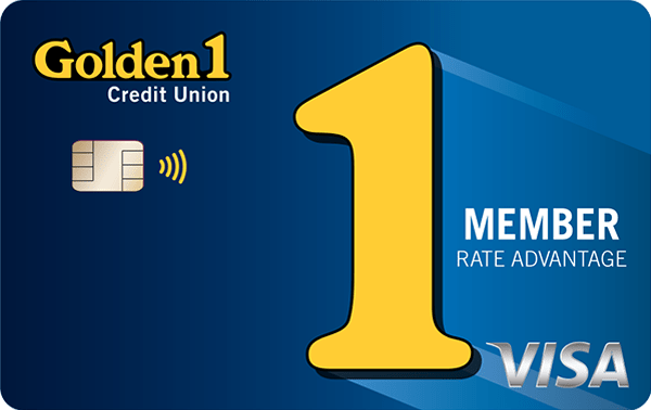 Golden 1 Credit Union Member Rate Advantage card art