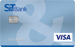 S&T Bank Visa® College Real Rewards card art