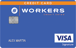 Workers Credit Union Visa® Everyday Rewards+ card art