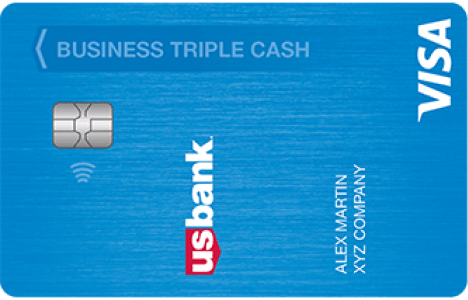 U.S. Bank Triple Cash Rewards Visa® Business card art