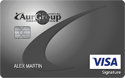 AurGroup Financial Credit Union Visa® College Real Rewards card art
