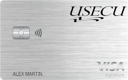 USECU Visa® College Real Rewards card art