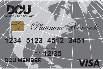 DCU Visa® Platinum Rewards card art