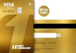 First Command Visa Signature Premier card art