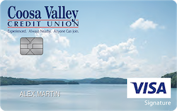 Coosa Valley Credit Union Visa® Everyday Rewards+ card art