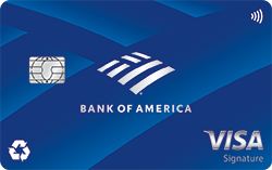 Bank of America® Travel Rewards for Students card art