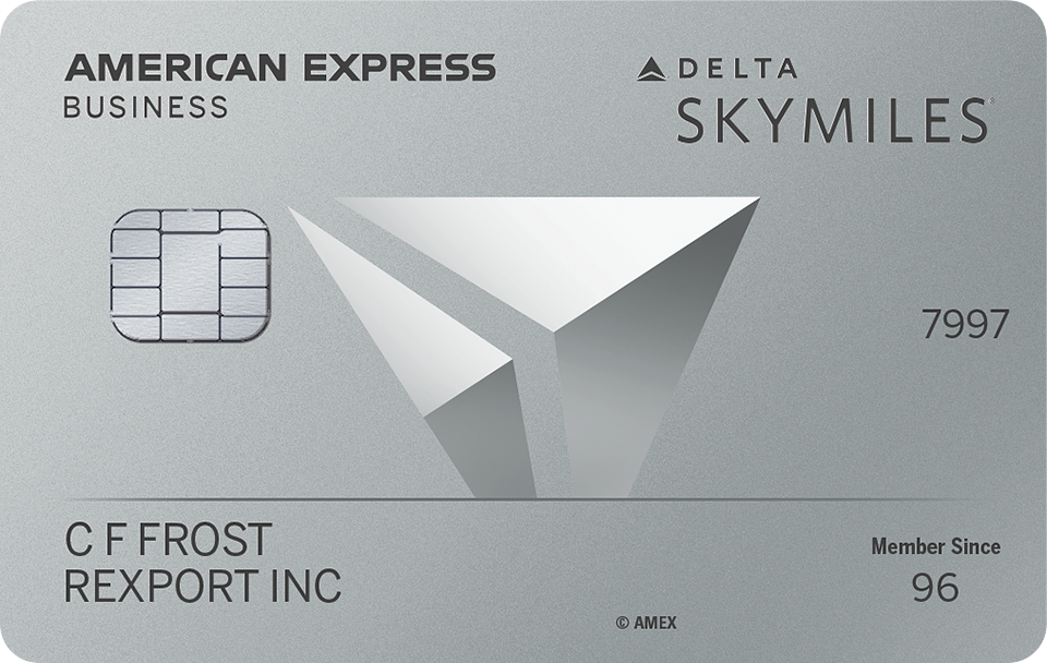 Delta SkyMiles® Platinum Business card art