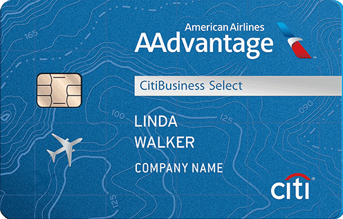 CitiBusiness® / AAdvantage® Select World Elite Mastercard® card art