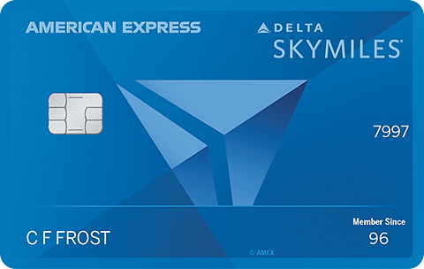 Delta SkyMiles® Blue American Express card art