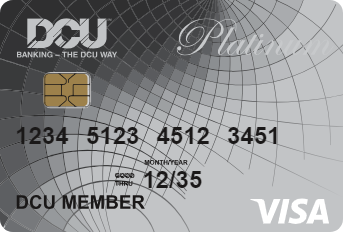 DCU Visa® Platinum card art