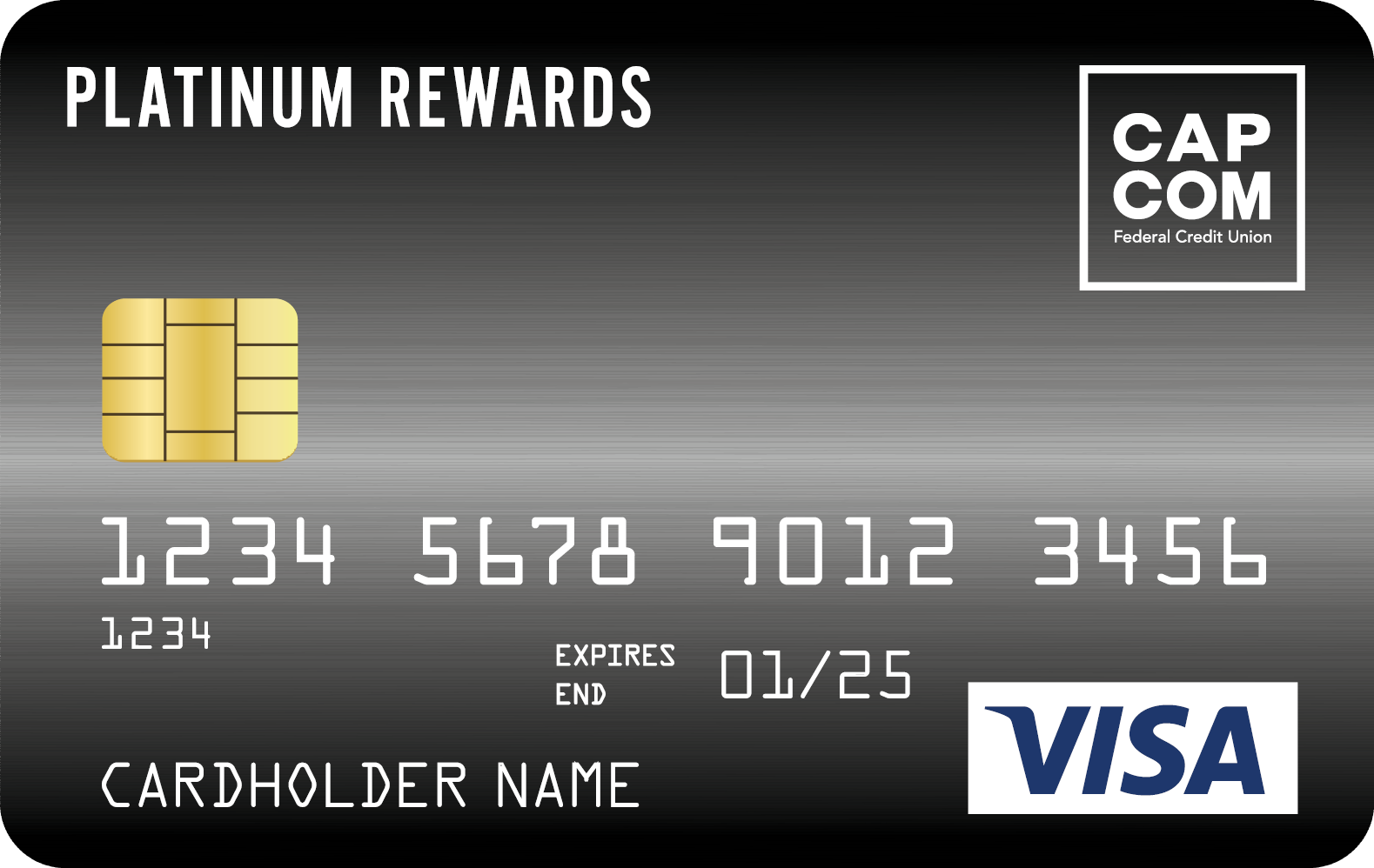 CAP COM Federal Credit Union Platinum card art
