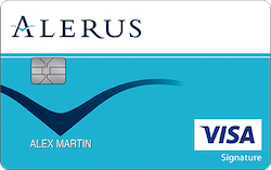 Alerus Visa® College Real Rewards card art