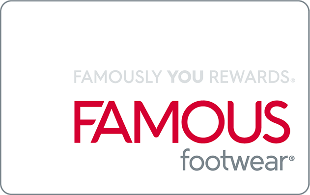 Famous Footwear® FAMOUSLY YOU REWARDS® card art