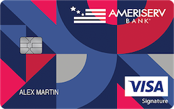 AmeriServ Financial Visa® College Real Rewards card art