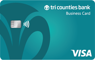 Tri Counties Bank Visa® Business card art