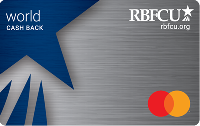 RBFCU World Cash Back Mastercard card art