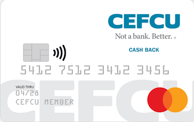 CEFCU Cash Back Credit Mastercard card art