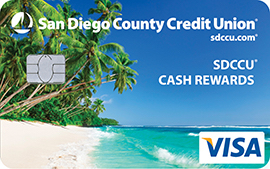 SDCCU Cash Rewards Visa Platinum card art