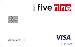 Bank Five Nine Visa® Max Cash Preferred card art