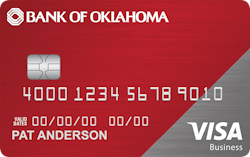 Bank of Oklahoma Visa® College Real Rewards card art