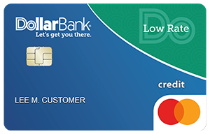 Dollar Bank Low Rate card art
